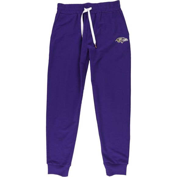 G-III Sports Womens Baltimore Ravens Athletic Jogger Pants, Purple, NWT - Picture 1 of 2